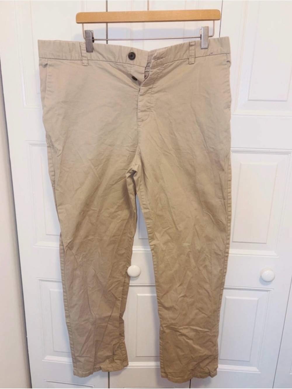 Denim&Co 98% Cotton Men's Tan Chino Pants